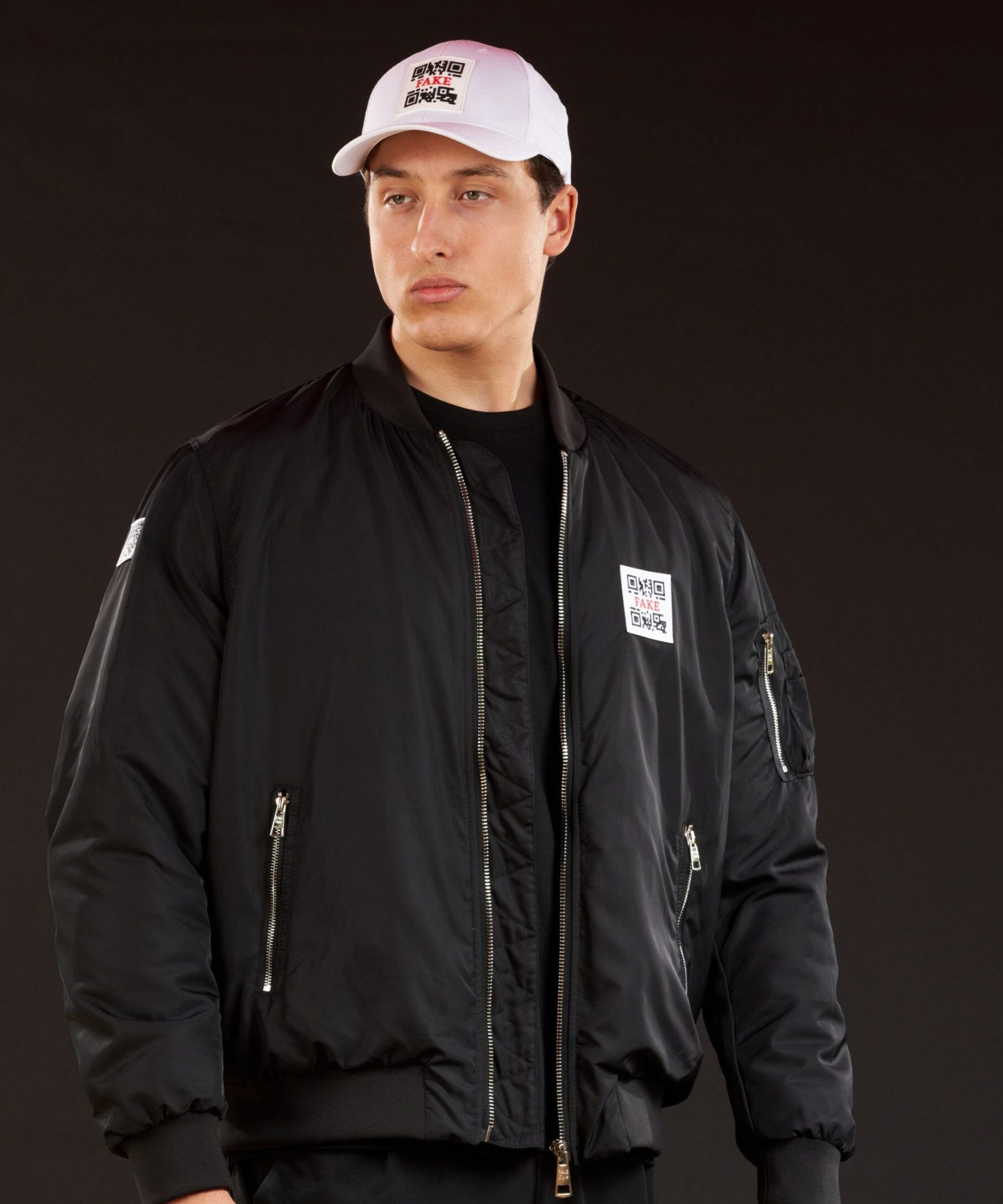 Baseball-Cap Mit Logo Modische Baseballkappe Weiß