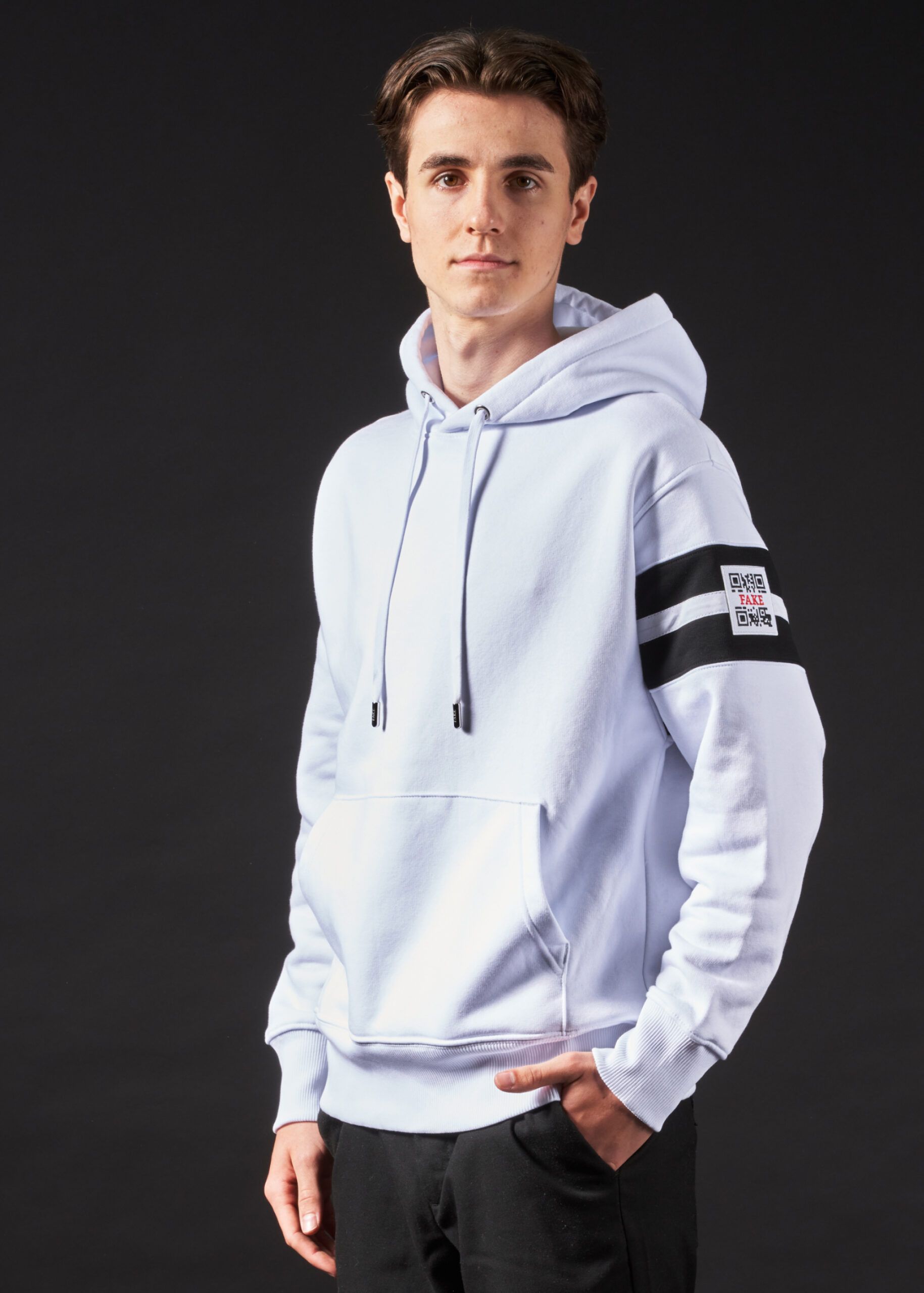 Hoodie MJ Stripes | Weiß 