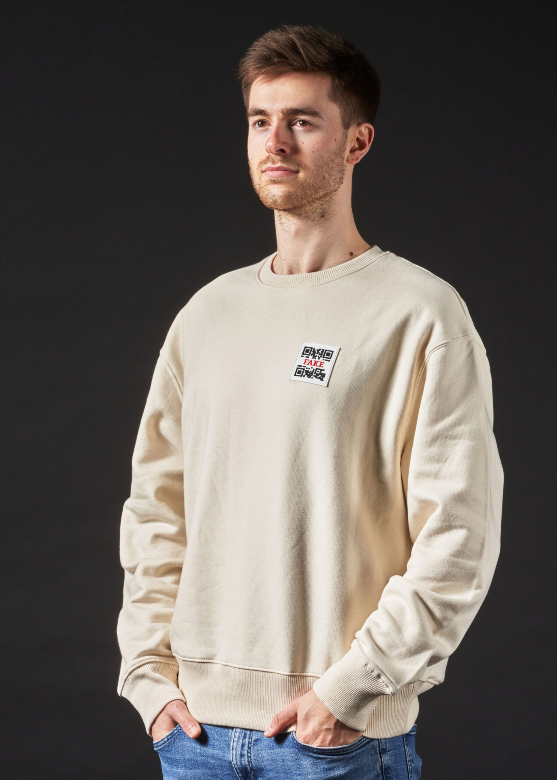 Sweatshirt Statement | Beige
