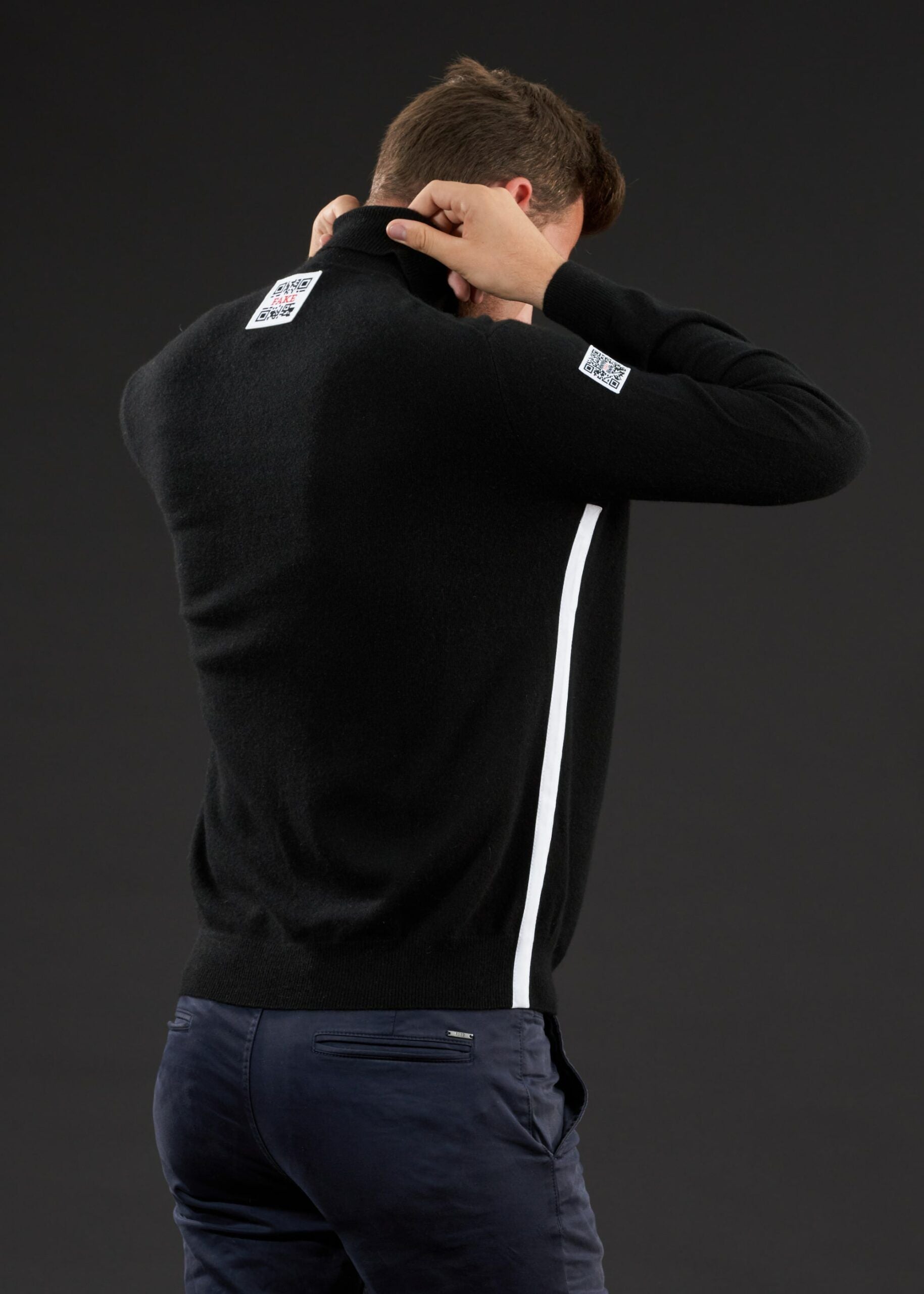 Cashmere-Rollkragenpullover Statement | Schwarz