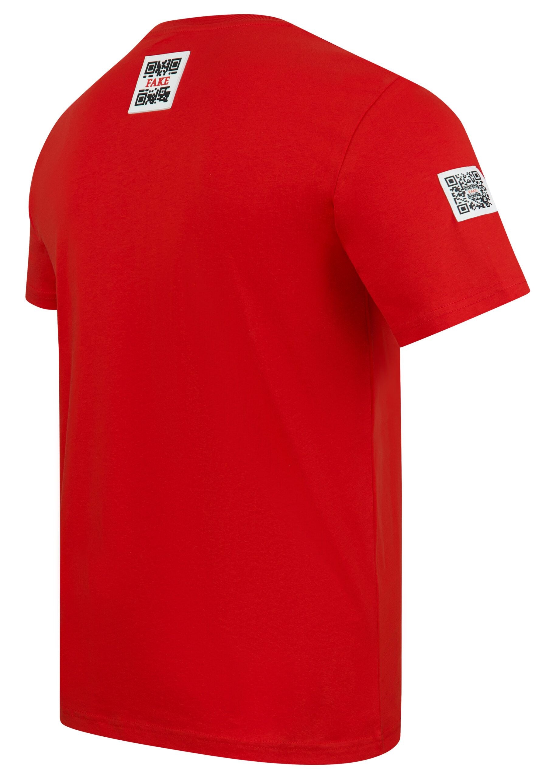 T-Shirt Red Lava Rot