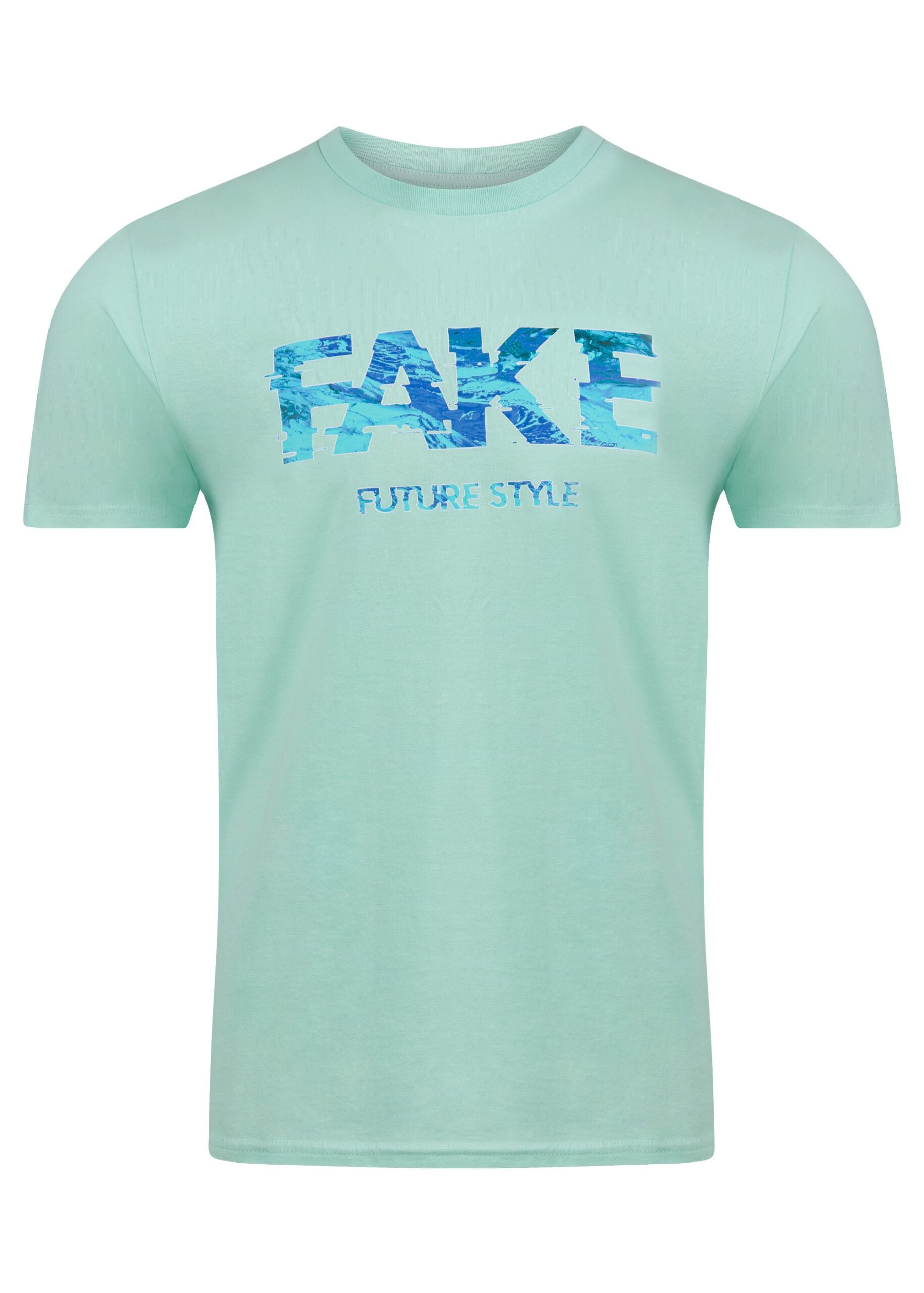 T-Shirt Blue Lava Hellblau