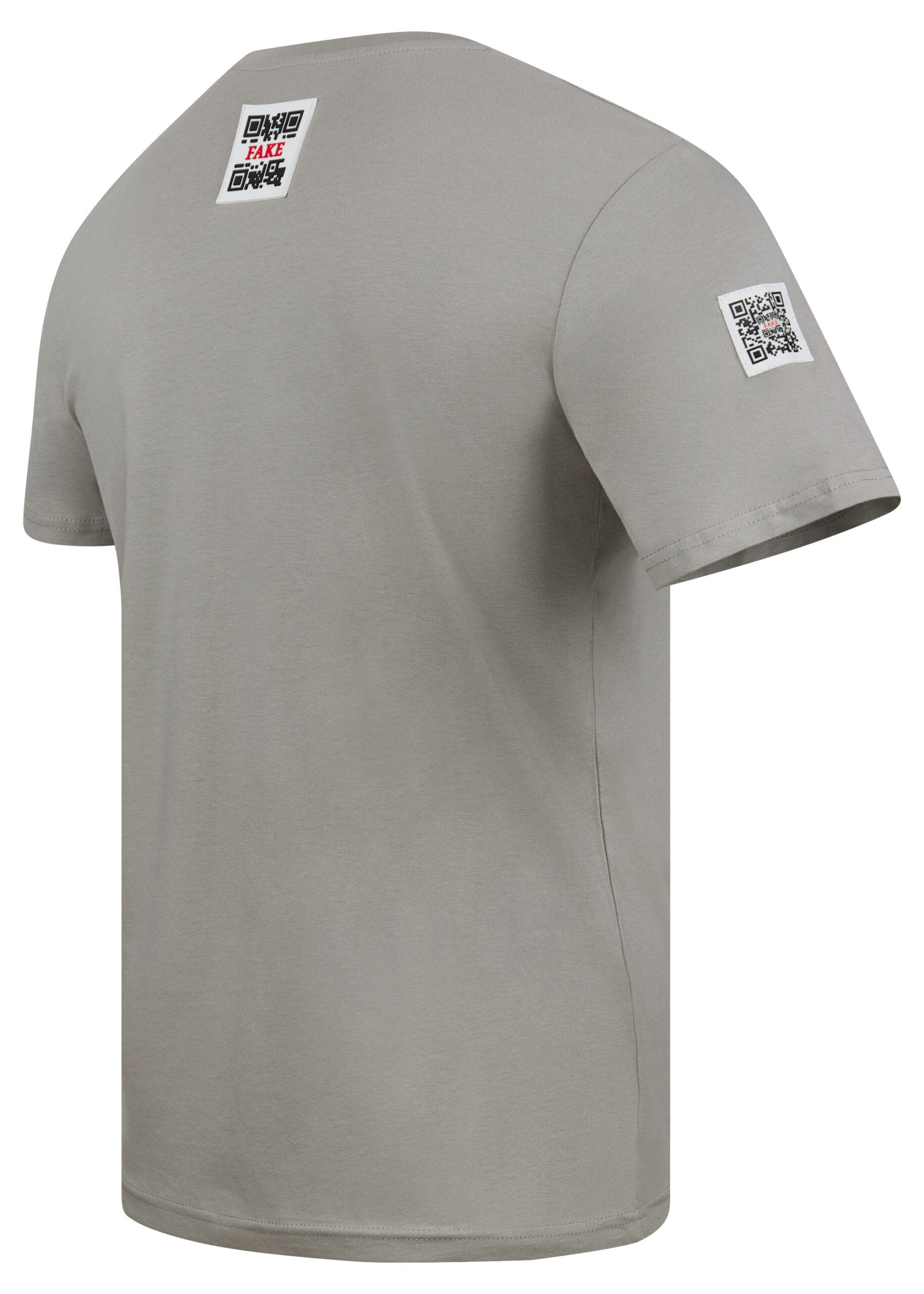 T-Shirt Red Lava Dunkelgrau