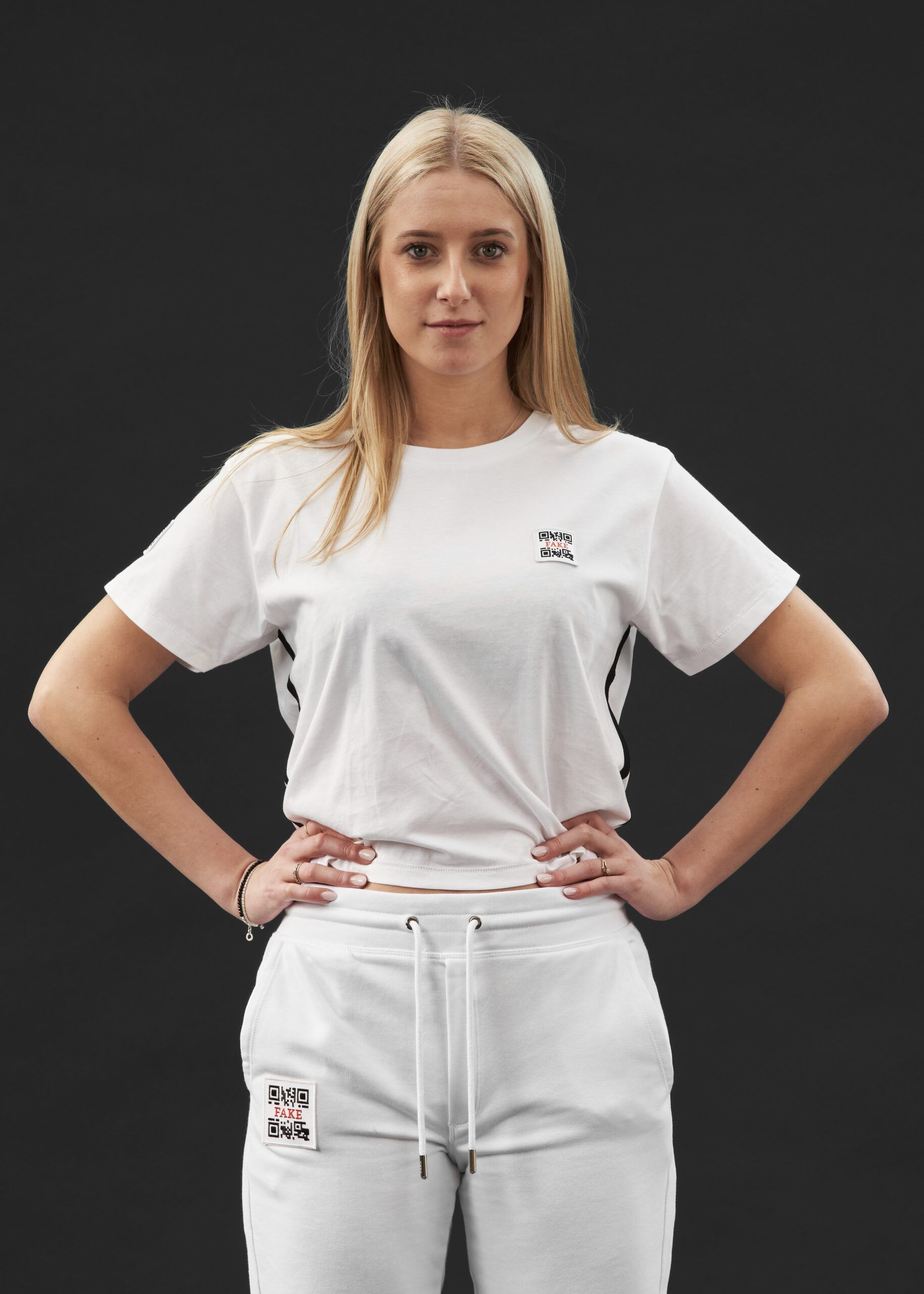 Cropped Shirt Statement | Weiß