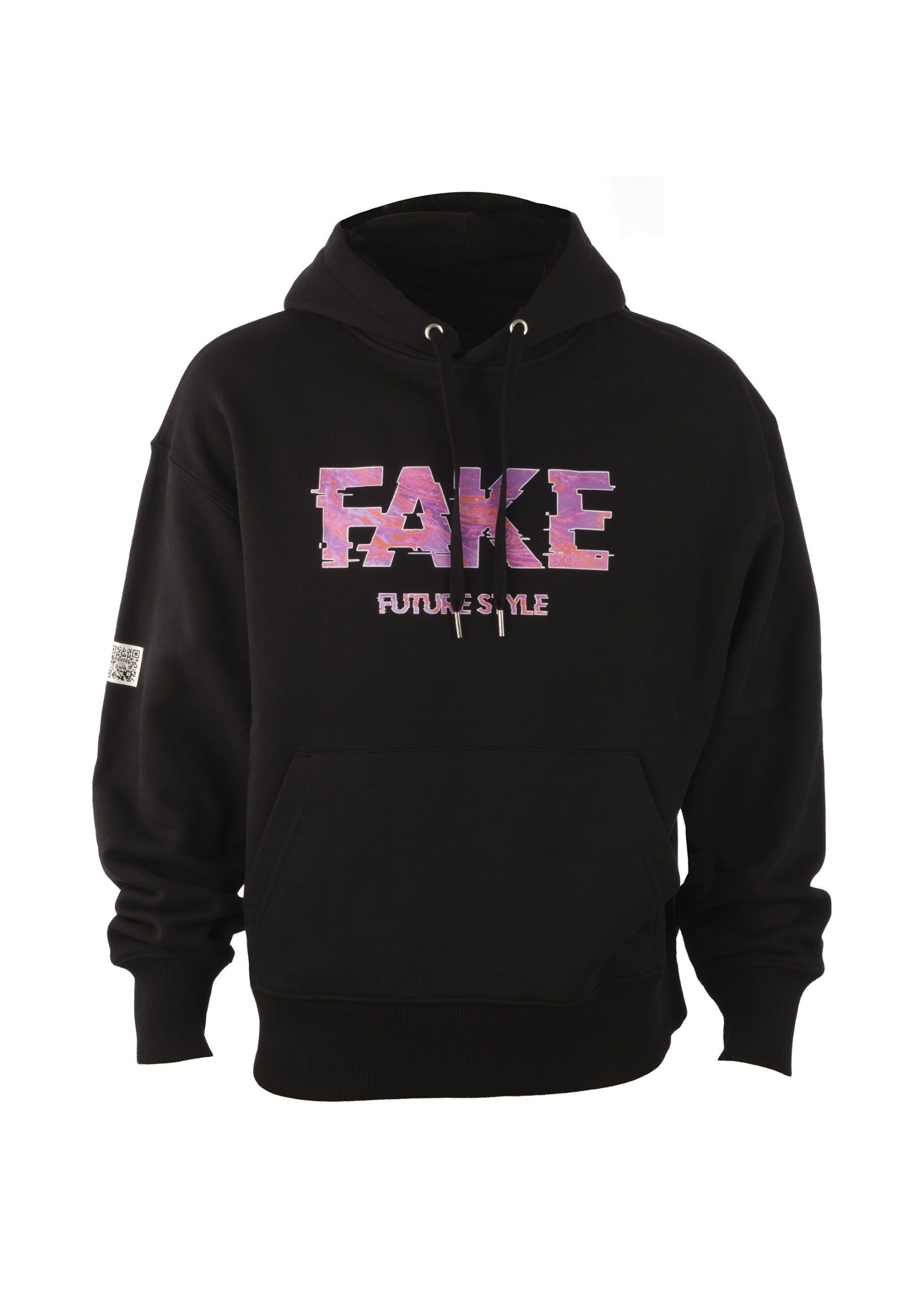 Hoodie Pink Lava Schwarz