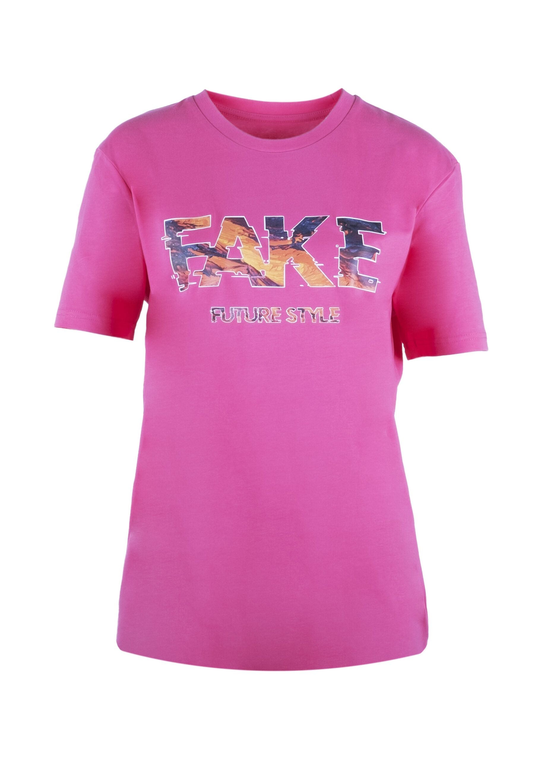T-Shirt Red Lava Pink